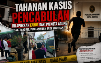 Tahanan Kasus Pencabulan Dilaporkan Kabur dari PN Kota Agung Saat Magrib, Pengamanan Jadi Sorotan