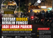 Trotoar Diduga Beralih Fungsi Jadi Lahan Parkir di SCS Saburai Compound Space, Satpol PP Sebut Parkir Wewenang Dishub
