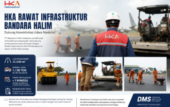 HKA Perkuat Infrastruktur Bandara Halim, Rampungkan Pengaspalan Apron 12.500 Meter Persegi Demi Keselamatan Penerbangan