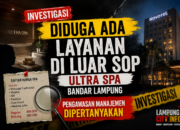 Investigasi: Diduga Ada Layanan di Luar SOP Ultra Spa Bandar Lampung, Pengawasan Manajemen Dipertanyakan