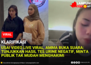 Usai Video Live Viral, Amma Buka Suara: Tunjukkan Hasil Tes Urine Negatif, Minta Publik Tak Mudah Menghakimi