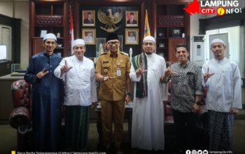 Rabithah Alawiyah Lampung Silaturahmi dengan Gubernur Mirza, Perkuat Sinergi Ulama dan Umara