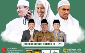 Maulid Nabi dan Maulid Arba’in Malam ke-24 Digelar di Bandar Lampung