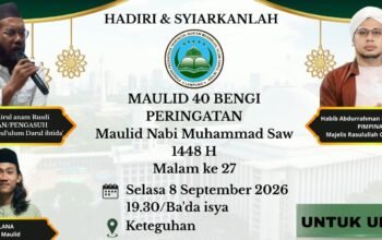 Semarak Maulid 40 Bengi di Keteguhan, Habib Abdurrahman Alaydrus Dijadwalkan Hadir
