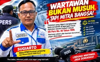 Wartawan Nelson Diduga Diintimidasi Saat Liputan, Sugi PPWI Lampung Desak Kapolda Usut Tuntas